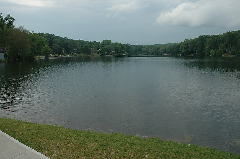 Photo of Lake from dam - left side