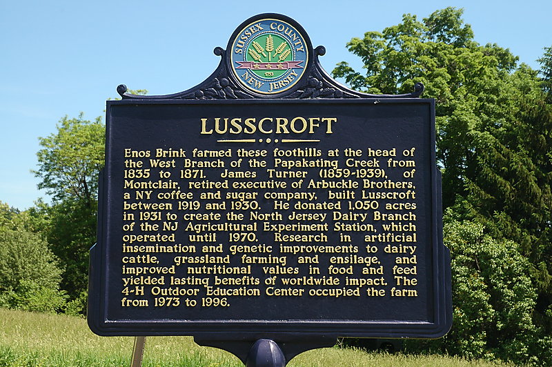 Photo of the historic sign